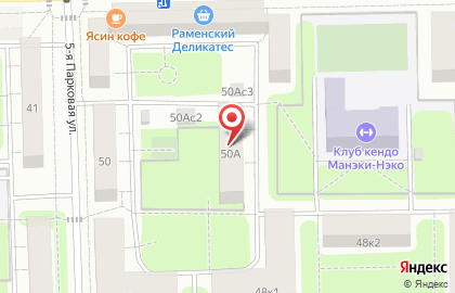 Измайловская школа №1508 с дошкольным отделением в Москве на карте