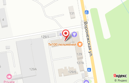 Сервис заказа такси «Максим» на Воронежской улице на карте
