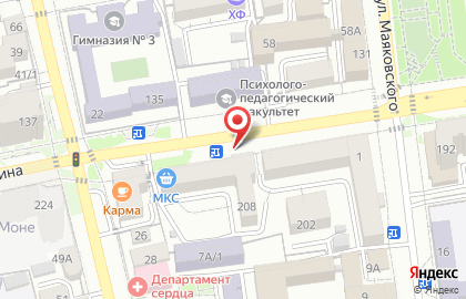 Печать на улице Ленина на карте