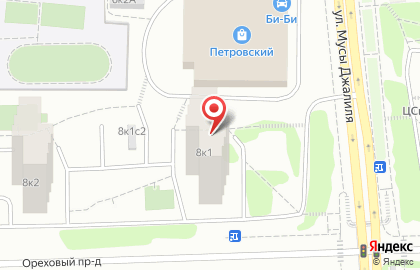 Общежитие «Полянка» на Шипиловской на карте