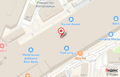 Мебельный салон Авангард на улице Ленинская Слобода на карте