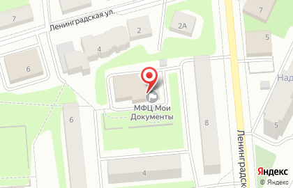 Многофункциональный центр Мои документы на Ленинградском шоссе на карте