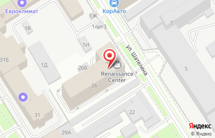 Бизнес-центр RENAISSANCE CENTER на карте