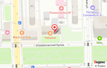 Кофейный автомат lavAzza в Измайловском проезде на карте