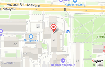 Краснодарская Школа Иностранных Языков, НОУ в Карасунском округе на карте