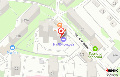 Ясли-сад Яблонька в Свердловском районе на карте