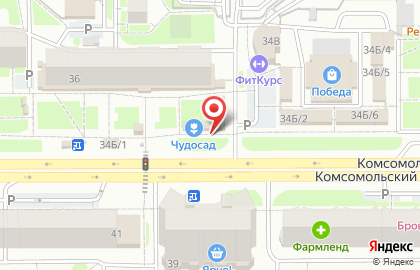 Фирменный магазин Ермолино на Комсомольском проспекте на карте