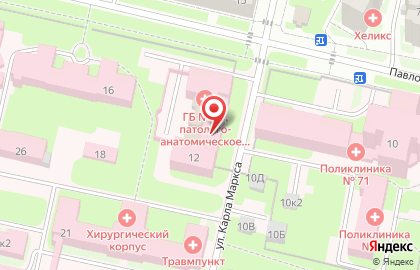 Ритуальная служба на Павловской улице, 12 в Колпино на карте