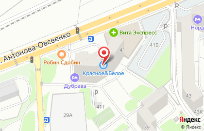 Магазин Красное & Белое в Воронеже на карте
