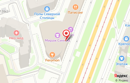 Сеть лаундж-баров Feromon Group в Выборгском районе на карте