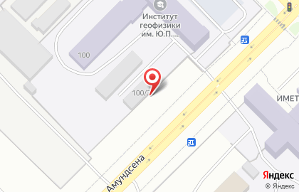 Автосервис на ул. Амундсена на карте