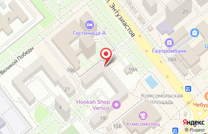 Агентство недвижимости Флагман на улице Энтузиастов на карте