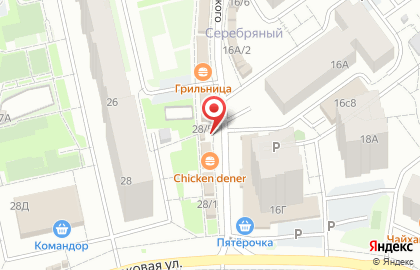 Кафетерий Кекс & Крендель в Октябрьском районе на карте