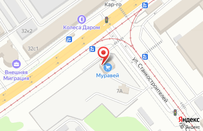На ВАЗ на карте
