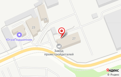 Завод промышленных строительных деталей на Сосновой улице на карте