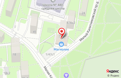 Удобный магазин Магнолия на Волгоградском проспекте на карте
