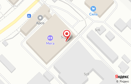 ТЦ МЕГА на Заводской улице на карте