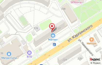 Торгово-монтажная компания Экосоюз на улице Карпинского на карте
