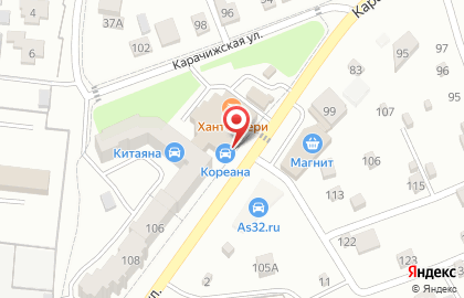 Автотехцентр Лидеравто в Советском районе на карте