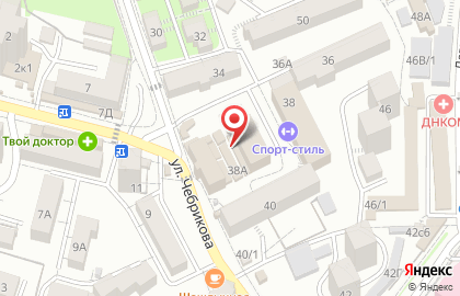 Магазин цветов на ул. Чебрикова, 38а в Центральном районе на карте