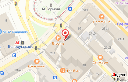 Сеть турецких бистро #PitaPita на площади Тверской Заставы на карте