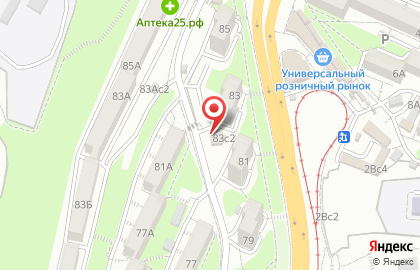 Продуктовый магазин Уют в Ленинском районе на карте