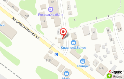 Фирменный магазин Ермолино на Кооперативной улице на карте