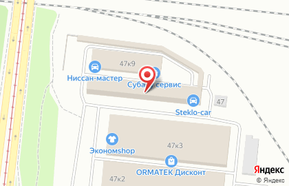 Торговый комплекс Автопарк Н54 на площади Сибиряков-Гвардейцев на карте