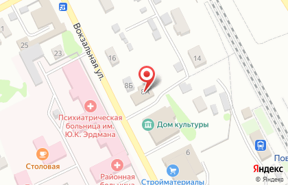 Фирменный магазин Ермолино на Вокзальной улице на карте