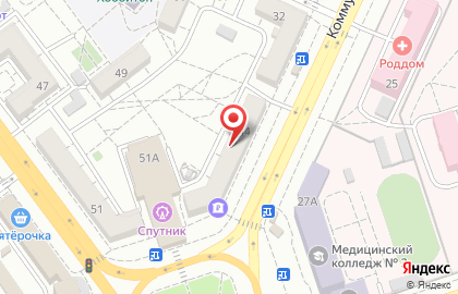 ЗАО КБ ЛОКО-Банк на Коммунистической улице на карте