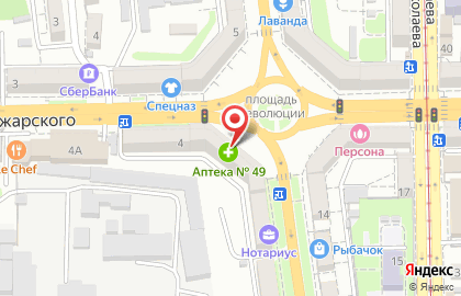 Салон оптики Люкс оптика на улице Пожарского на карте