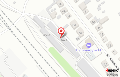 Вираж на Калинина на карте