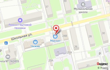 Супермаркет Магнит в Москве на карте