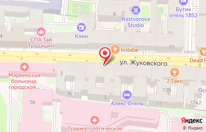 Столовая Еда на площади Восстания на карте