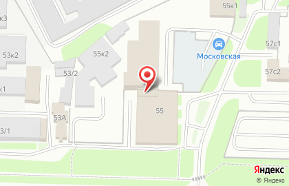 Дом Мебели Нарвский на Московской улице на карте