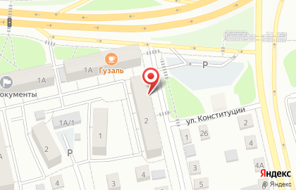 Алкоритм на Колхозной улице на карте