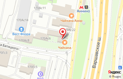 Чайхана в Москве на карте
