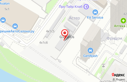 Центр дооснащения автомобилей Киберкар Мотор Рус в Хорошево-Мневниках на карте