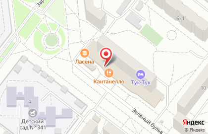 Пиццерия Кантанелло на Зелёном бульваре на карте
