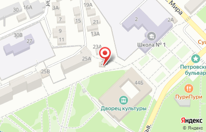Продовольственный магазин Триумф на улице Макаровского на карте