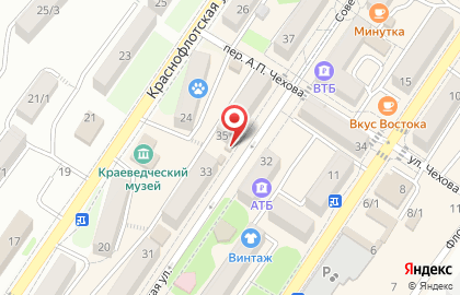 Фирменный магазин морепродуктов Янтарное на Советской улице на карте