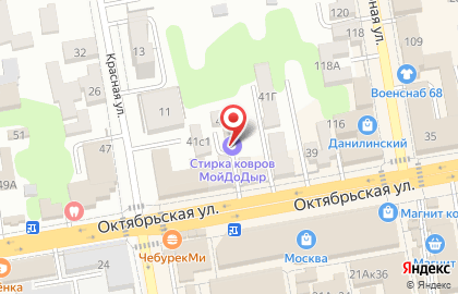Компания Мойдодыр на Октябрьской улице на карте
