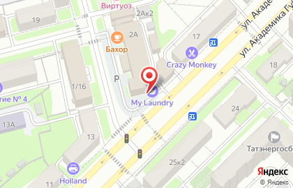 Прачечная самообслуживания Mylaundry на улице Журналистов на карте