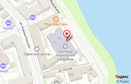 Казанский колледж технологии и дизайна на карте