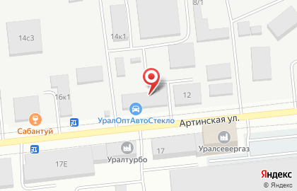 Торгово-производственная компания КАРБОГЛАСС в Железнодорожном районе на карте