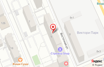 Семейный центр Мир открытий на Восточной улице на карте