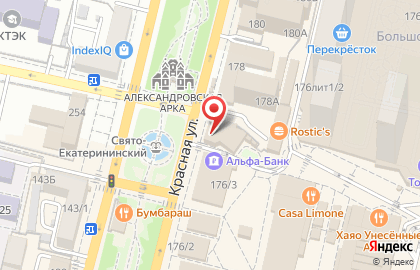 СберБанк России на Красной улице, 176 к 4 на карте