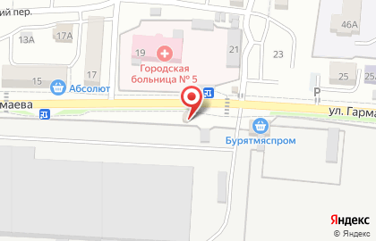 Участковый пункт полиции Октябрьский район, Управление МВД России по г. Улан-Удэ в Октябрьском районе на карте