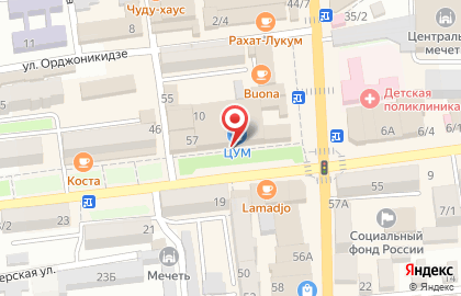 Магазин женской одежды и домашнего текстиля Марго на улице Чкалова на карте