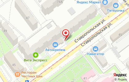 Строительно-торговая компания Северная Лесная Компания на Ставропольской улице на карте